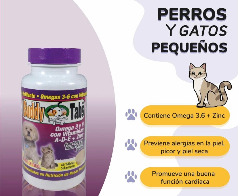SUPLEMENTOS PARA PERROS Y GATOS (RAZAS PEQUEÑAS)